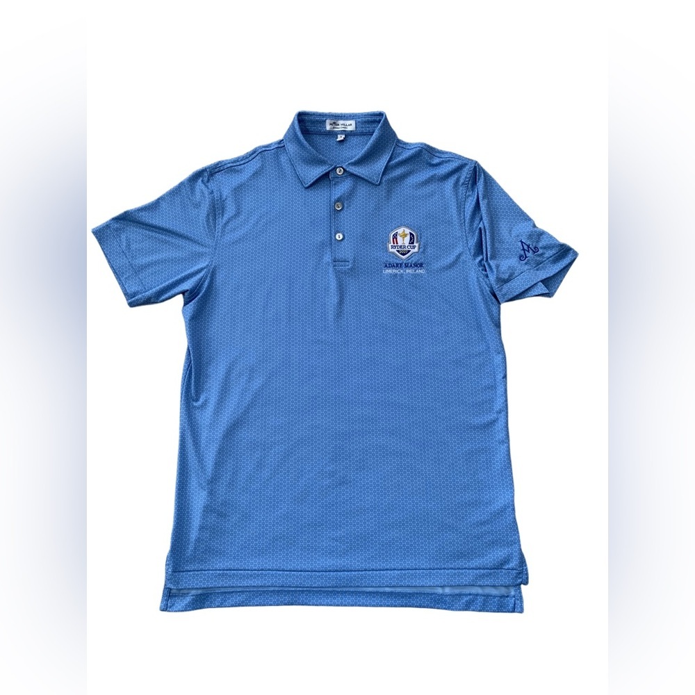 Peter Millar Men’s Small 2027 Ryder Cup Adare Manor Limerick Ireland Golf Polo
